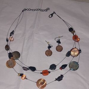 BUNDLE 3 $ ITEMS legant Multicolor Necklace and Earring Set